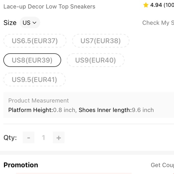 Brand New Dusty Rose / Pink Sneakers - Picture 12 of 16